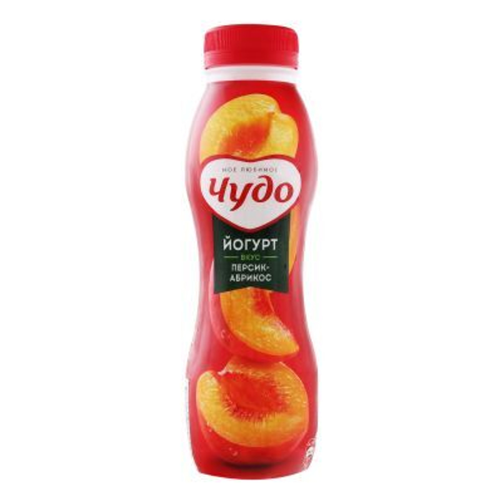 Йогурт пит "Чудо" Персик-Абр 1.9% 260гр