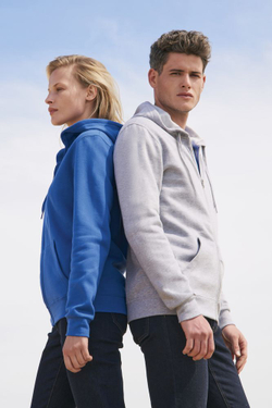 Толстовка унисекс Stone, черный меланж