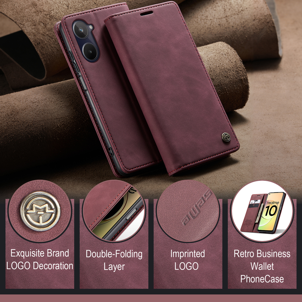 Чехол-книжка CaseMe Matte Realme 10