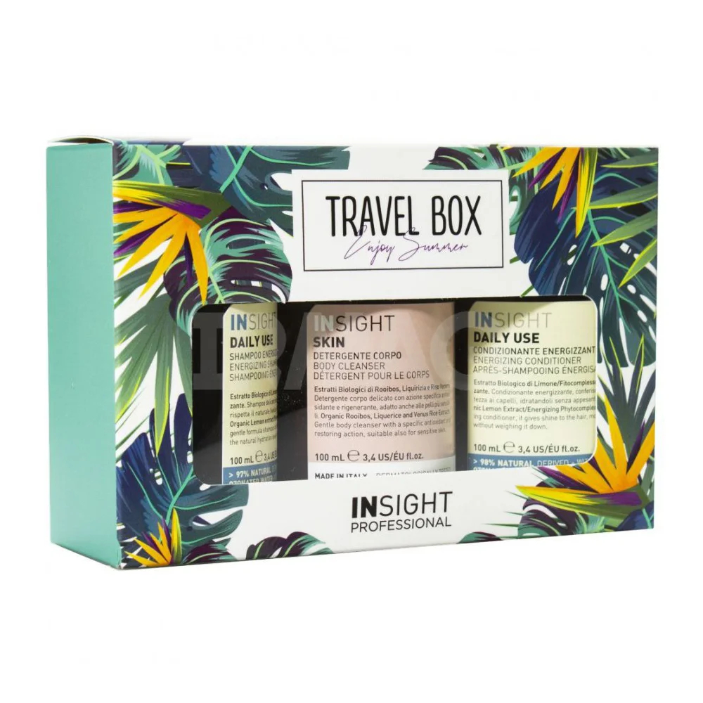 Набор TRAVEL BOX DAILY USE (шампунь и кондиционер 100 мл + гель для тела 100 мл)