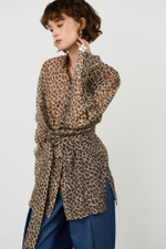 Блуза Лео с драпировкой