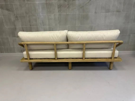 Трехместный уличный диван Denmark из массива акации