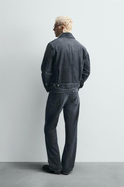 ZARA ДЖИНСЫ FLARED FIT ЛИМИТИРОВАННАЯ СЕРИЯ, СИНИЙ