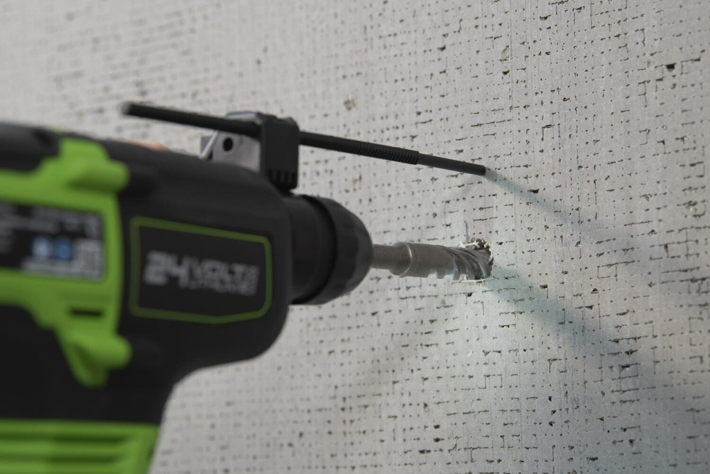 Перфоратор аккумуляторный GREENWORKS GD24SDS2 24В,SDS+,2ДЖ,б/щ,без АКБ и ЗУ (3803007)