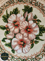 Набор декоративных гобеленовых салфеток Айва d 39 2шт