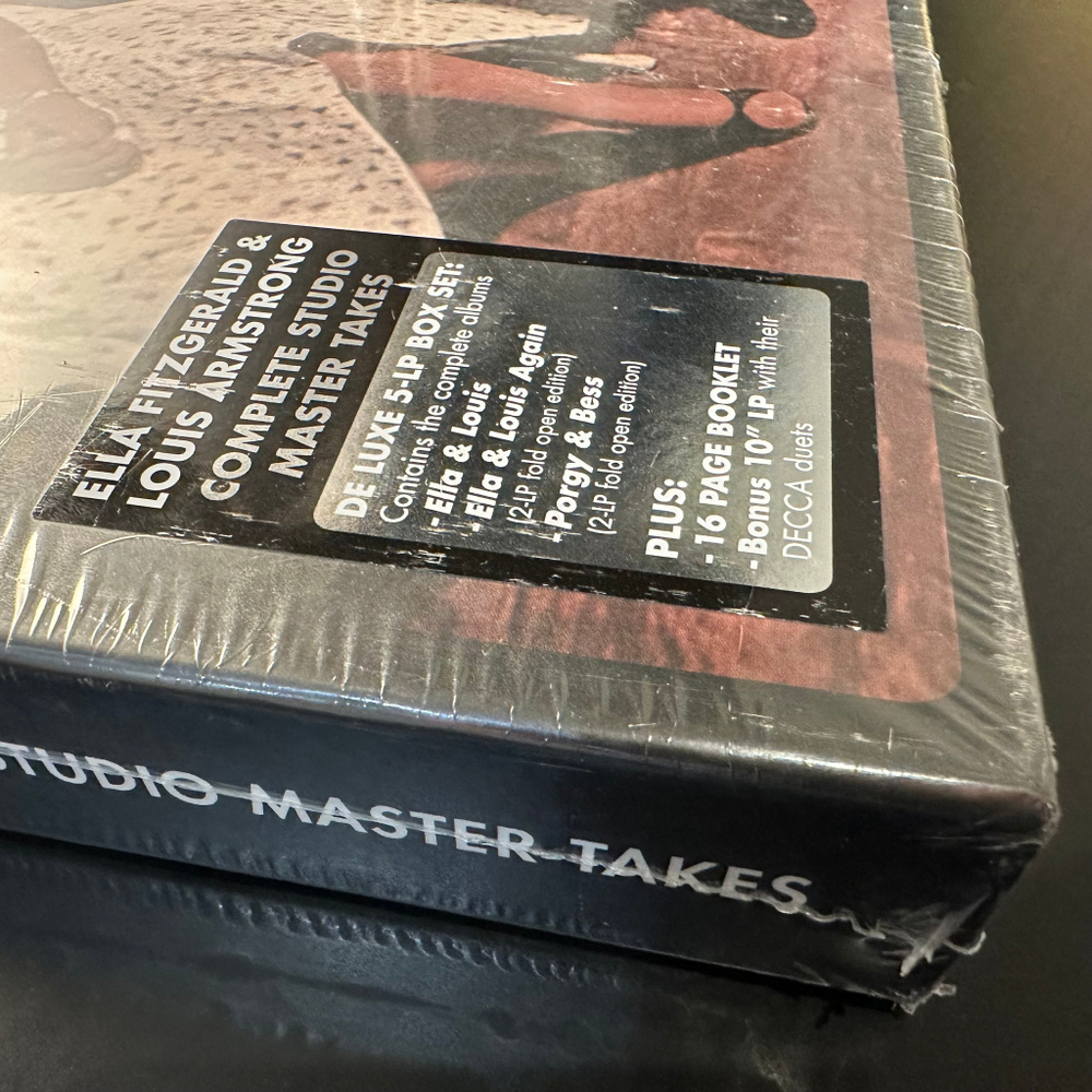 Ella Fitzgerald & Louis Armstrong - Complete Studio Master Takes 5LP+10" (Европа 2017г.)