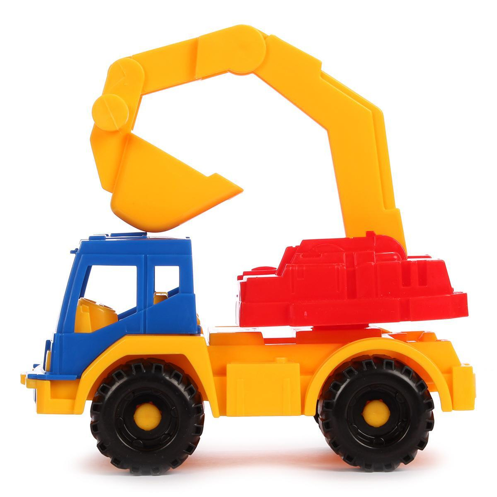 Экскаватор "Кама" желто-красный (Нордпласт)