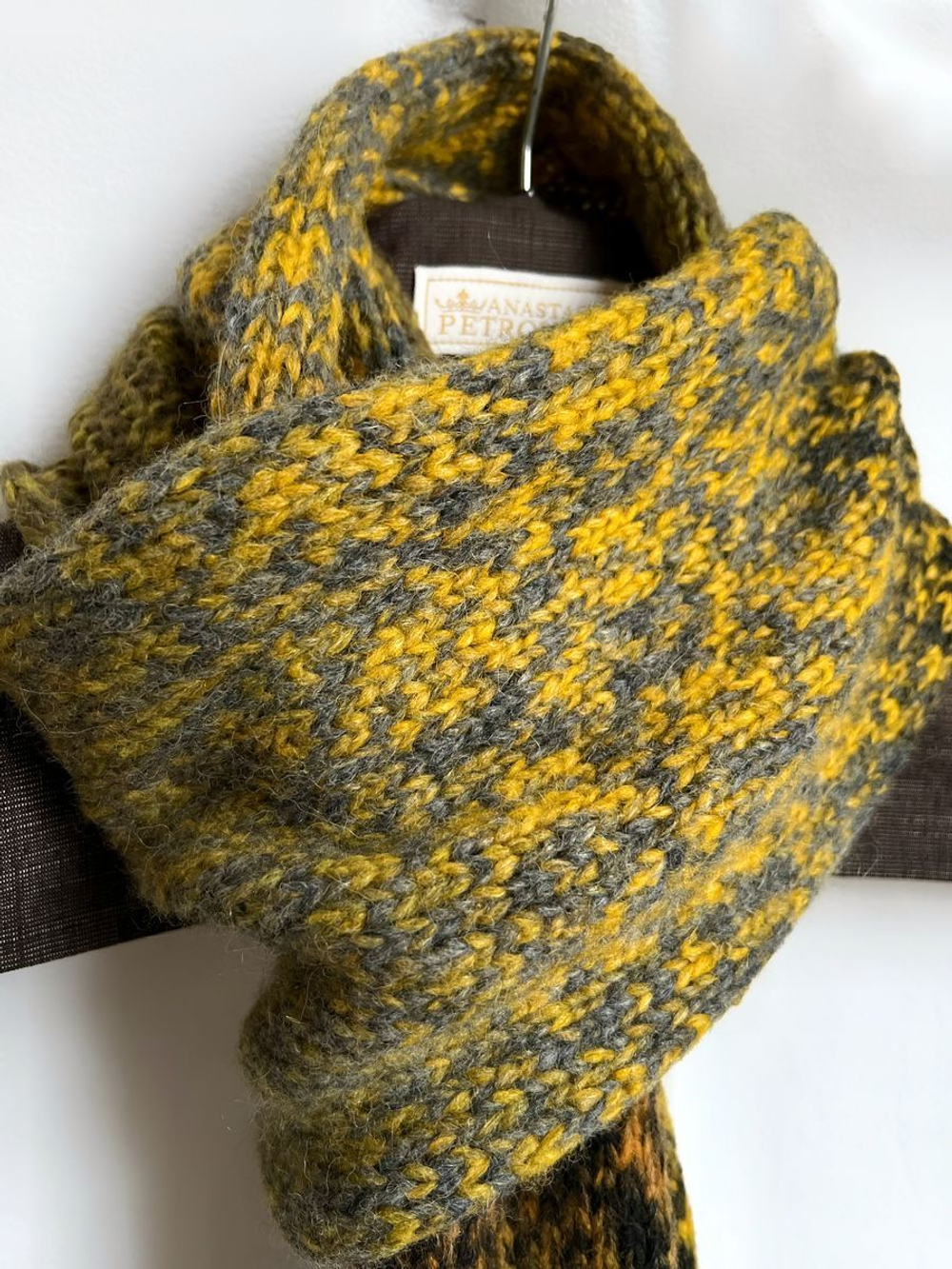 Пряжа для вязания DAMA теплая пушистая аркобалено