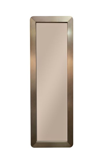 58DB-14830 Зеркало рама нерж.сталь/мат.бронза 210*68*7,5см