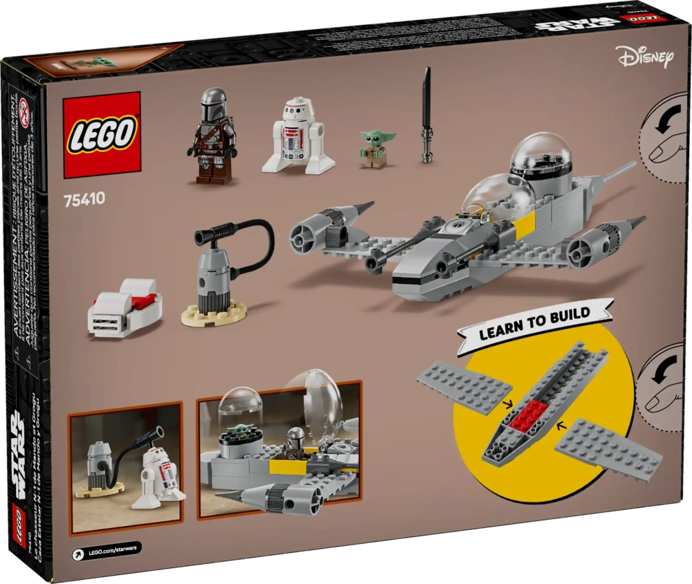 Конструктор LEGO Star Wars 75410 Звездный истребитель N-1 от Мандо и Грогу