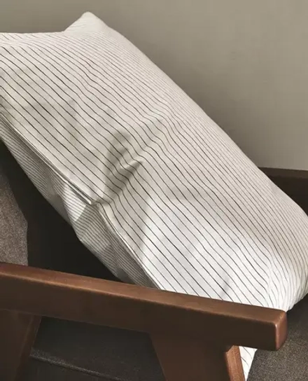 ZARA HOME НАВОЛОЧКА ИЗ ХЛОПКА ПЕРКАЛЯ (200 НИТЕЙ), ЭКРЮ