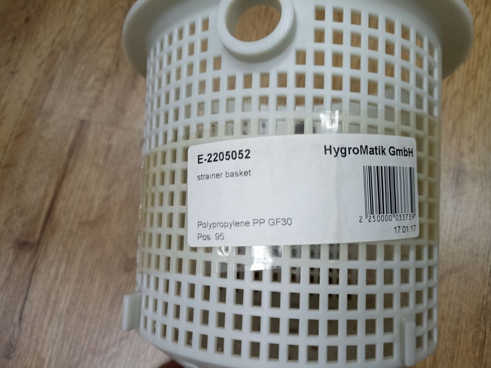 E-2205052 HYGROMATIK Сетчатая корзина-фильтр парогенератора