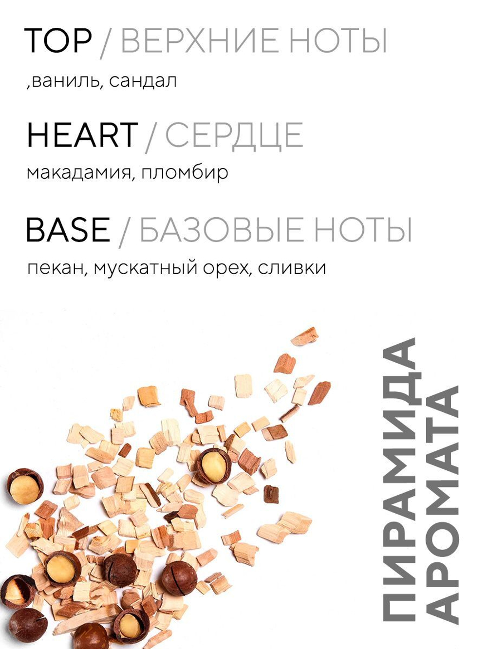 Свеча ароматическая WALNUT в подсвечникев форме грецкого ореха "Карамельный попкорн"
