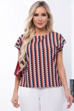 Блуза "Предвкушение" (геометрия) Б7031 LT Collection (Акция)