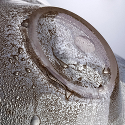 Ваза Cloyd BOYOMA Vase / шир. 46 см - сер. стекло (арт.50035)