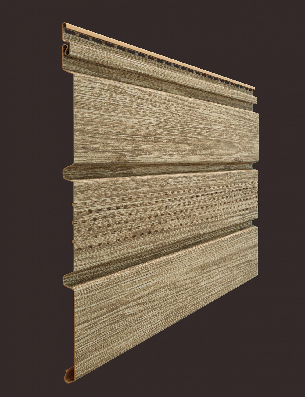 Döcke LUX/ Софит с центральной перфорацией (Кедр)