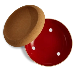 Чаша для фруктов и овощей с крышкой Emile Henry Burgundy, 6.5 л