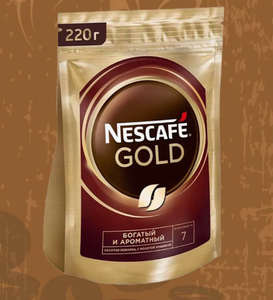 КОФЕ NESCAFE GOLD 220ГР ДОЙПАК