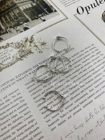 Основа для колец белое золото