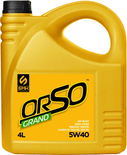 Моторное масло "Orso Grand 5W-40"