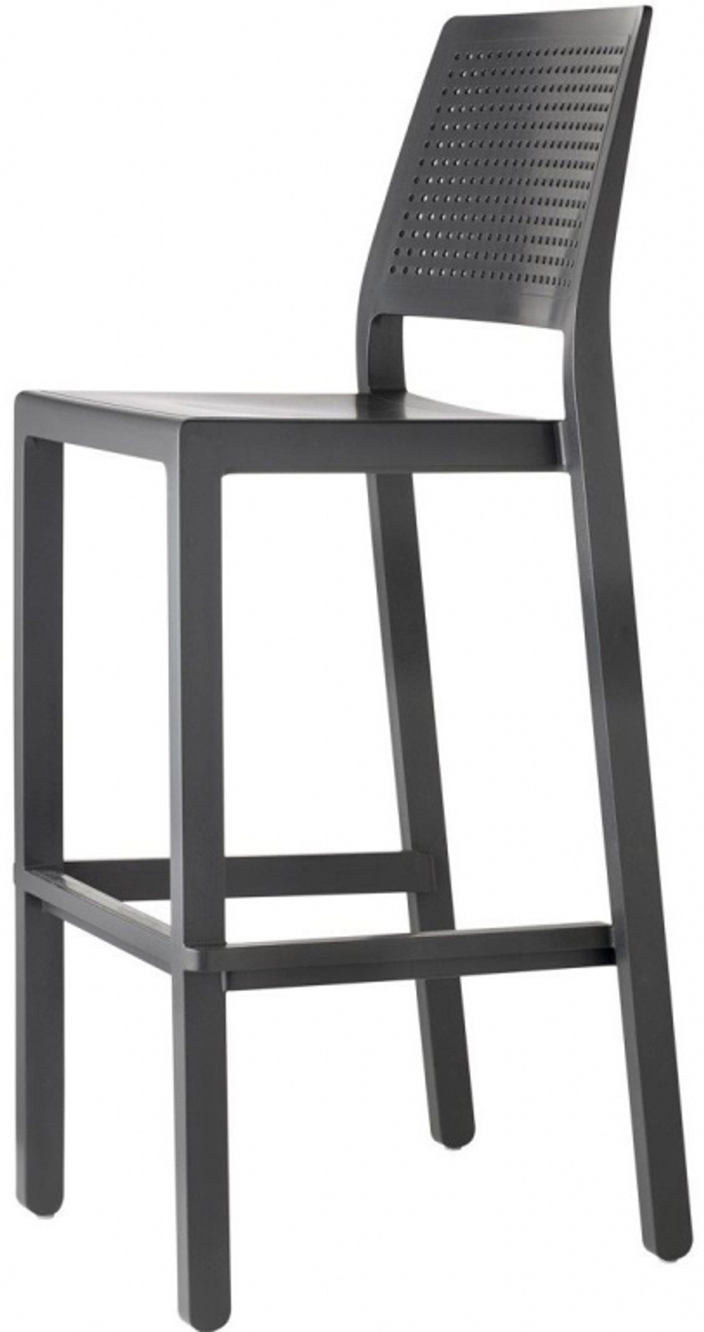 Стул барный пластиковый Scab Design Emi, антрацит