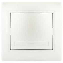 Выключатель Intro Plano 1-101-06 одноклавишный 10А-250В, IP20, СУ, перламутр