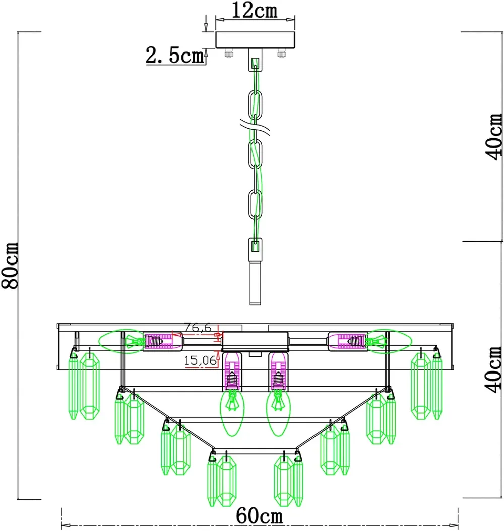 Подвесная люстра Arte Lamp ANNABELLE
