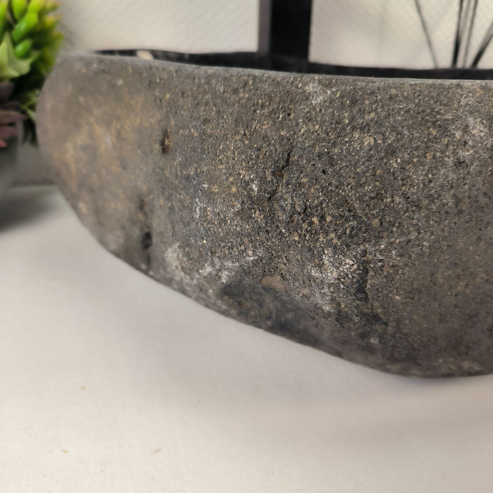 Раковина из речного камня RS-64890 43*33*15 0861
