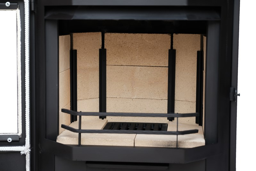 Печь-камин стальная "Сибирь" 12 кВт