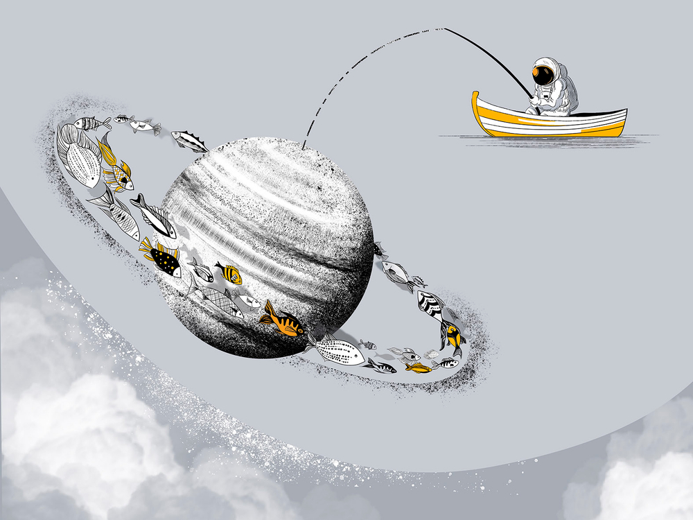 Дизайнерские обои Wall Street Cosmos