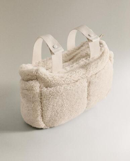 ZARA HOME СУМКА С КРЕПЛЕНИЯМИ ДЛЯ КОЛЯСКИ, ЭКРЮ