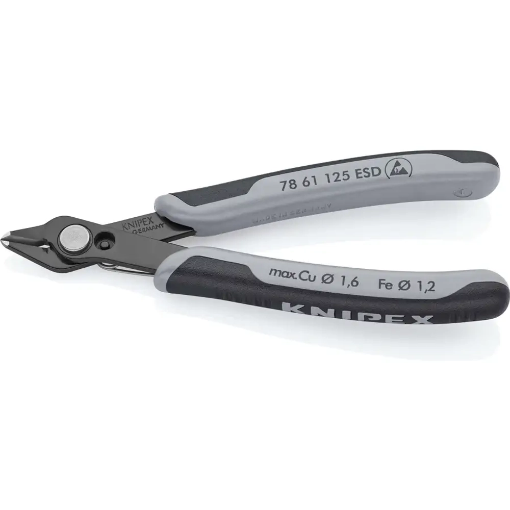 Electronic Super Knips® ESD чернёные 125 мм Knipex 78 61 125 ESD