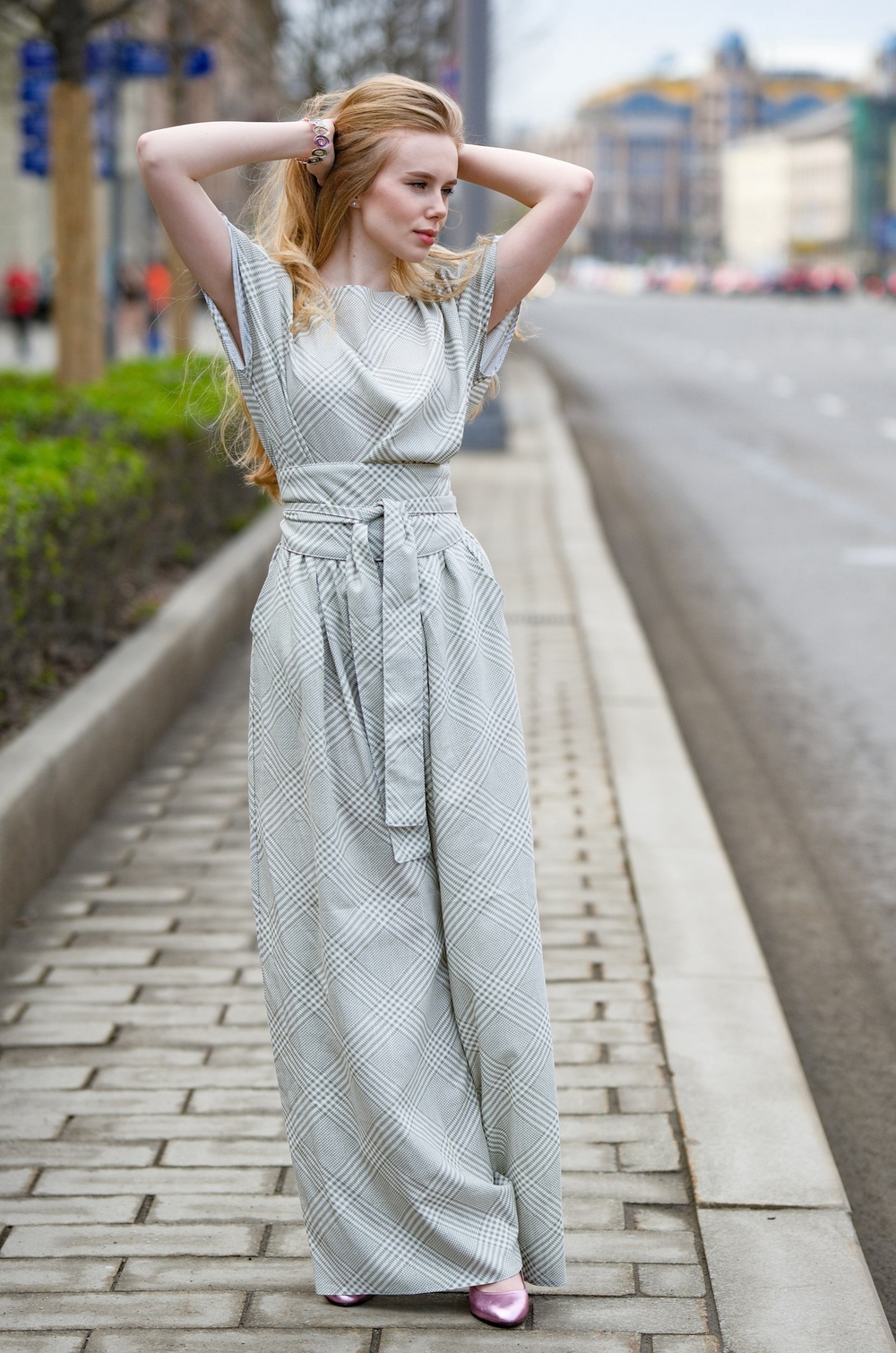 топ+кушак / оливка