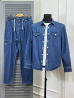 Джинсовый костюм Brunello Cucinelli