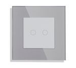 Стеклянная панель для рамки 2KL-GY 47*47мм СЕРЫЙ