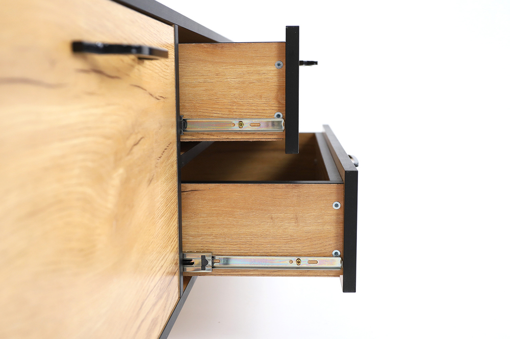 Тумба ТВ Ивару Виртон-1,  Дуб крафт золотой