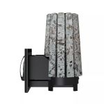 Дровяная банная печь Grill'D Cometa Vega 180 Long Window Max Stone (Серпентинит)