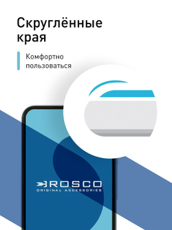 Защитное стекло ROSCO для Samsung Galaxy A15 (арт.SS-A15-FSP-GLASS-BLACK )