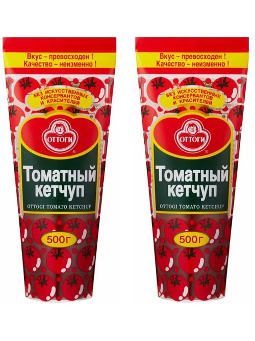 Кетчуп Ottogi Tomato Ketchup 500 г, 2 шт