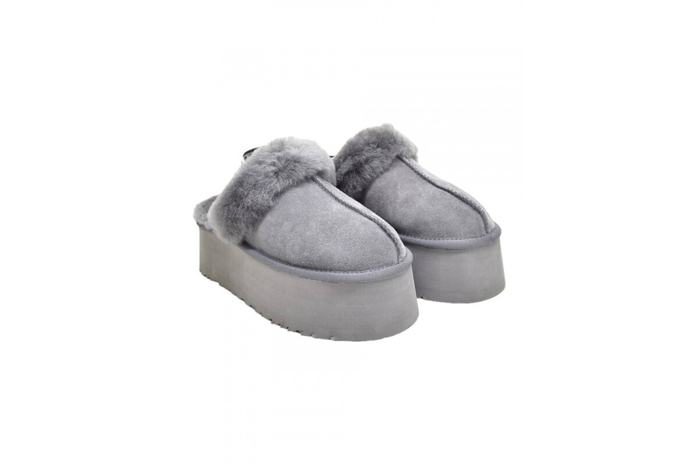 UGG Funkette Suede Platform Grey