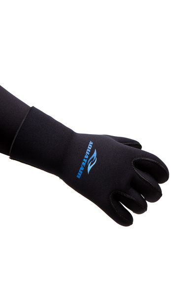 Перчатки Aquateam Anatomic Jako 7 мм нейлон/открытая пора черные
