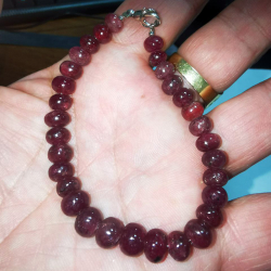 Браслет "Пурпур" рубин