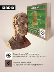 QBRİX Картонный 3D конструктор Криштиану Роналду