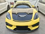 Карбоновый капот для Porsche 718 982 Cayman/Boxster 2016+ Порше