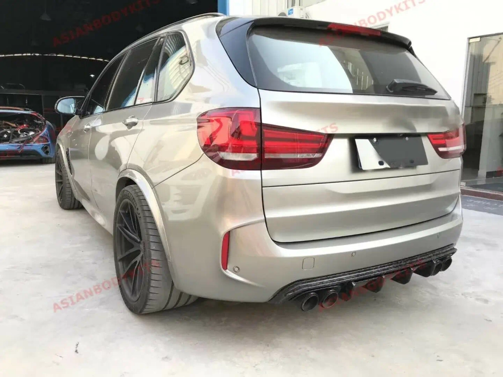 Карбоновая губа и диффузор для BMW X5M F85 / X6M F86 2014+ БМВ обвес