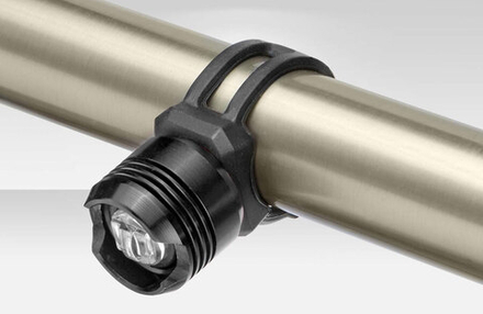 Фонарь габаритный передний JY-3006F JING YI, 1 белый светодиод, алюминиевый чёрный