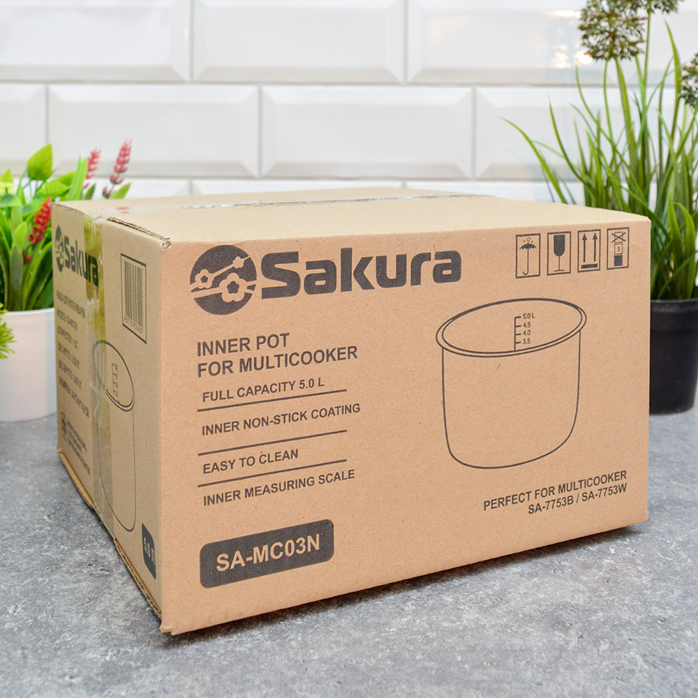 Чаша для мультиварки 5л SA-MC03N, антипригарное покрытие