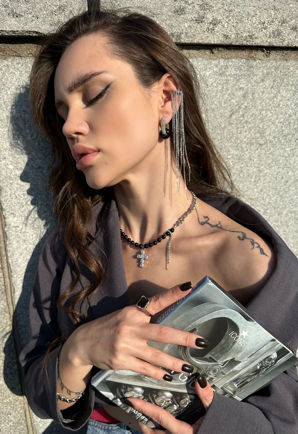 Колье Agata gold