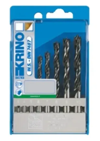 Сверла по дереву 3-10мм HRС 50 набор 8пр. Krino 5010202