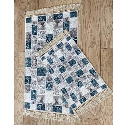 Набор ковриков DECORATIVE цифровая печать с бахромой 55*85+45*55 6592-2